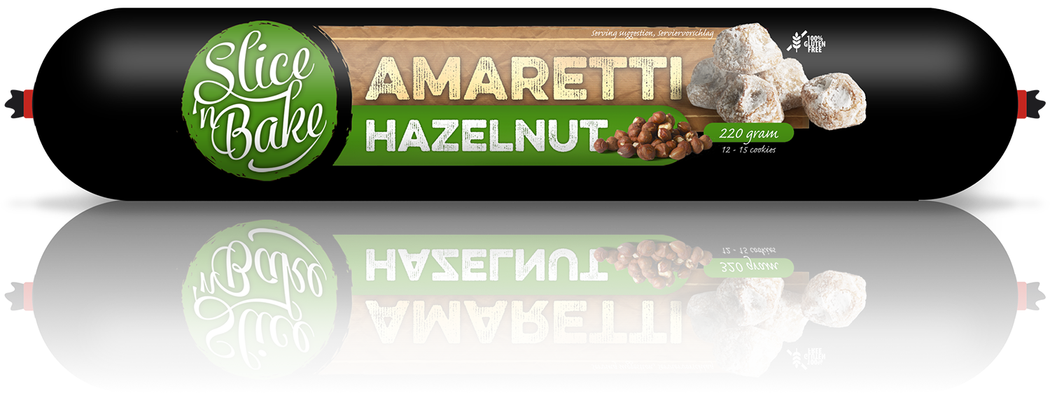 Amaretti Hazelnut packaging